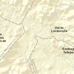 Santiago Tetepec Street Map