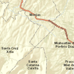Santa Cruz Xitla Street Map
