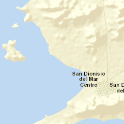 San Dionisio del Mar Street Map