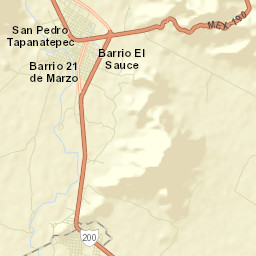 San Pedro Tapanatepec Street Map