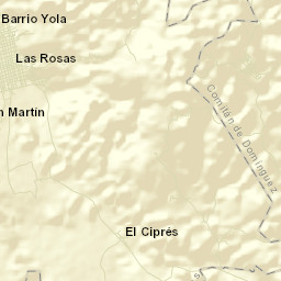 Las Rosas Street Map