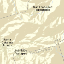 Santiago Yaitepec Street Map