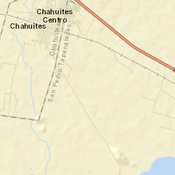 Chahuites Street Map