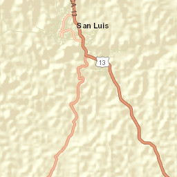 San Luis Street Map