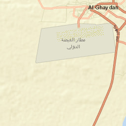 Al Ghayz̧ah Street Map