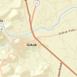 Gokak Street Map
