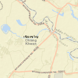 Amphoe Chiang Khwan Street Map