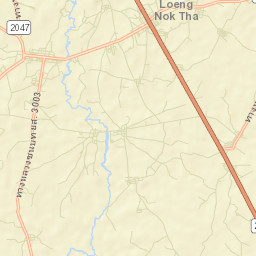 Amphoe Loeng Nok Tha Street Map
