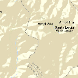 Santa Lucía Street Map