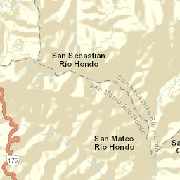 San Sebastián Río Hondo Street Map