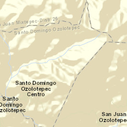 Santo Domingo Ozolotepec Street Map