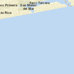 San Mateo del Mar Street Map