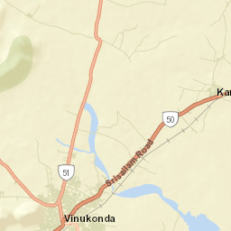 Vinukonda Street Map