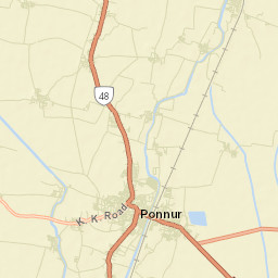 Ponnur Street Map