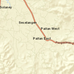 Paitan Este Street Map