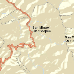 San Miguel Suchixtepec Street Map
