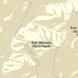 Santa Cruz Ozolotepec Street Map