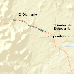 El Ámbar (El Ámbar de Echeverría) Street Map