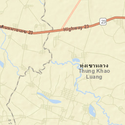 Amphoe Thung Khao Luang Street Map