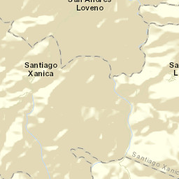 Santiago Xanica Street Map