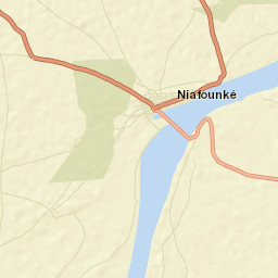 Niafunké Street Map