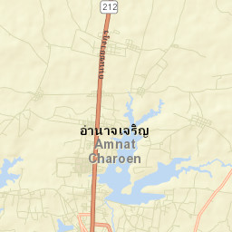 Amphoe Mueang Amnat Charoen Street Map