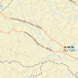Amphoe Na Tan Street Map