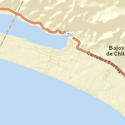 Bajos de Chila Street Map