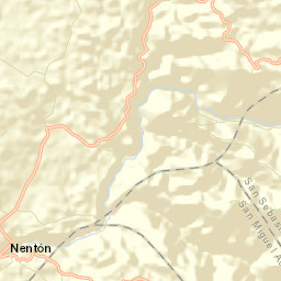 Nentón Street Map
