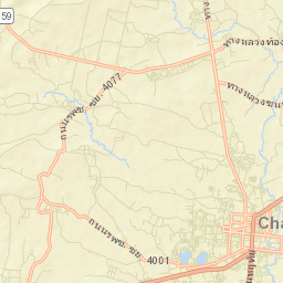 Chaiyaphum Street Map