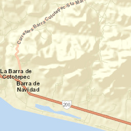 La Barra de Colotepec Street Map