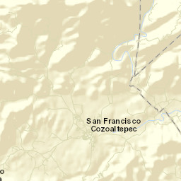 San Francisco Cozoaltepec Street Map
