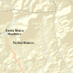 Santa María Huatulco Street Map