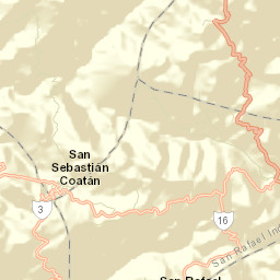 San Sebastián Coatán Street Map