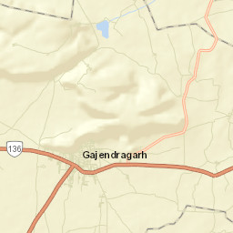 Gajendragarh Street Map