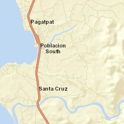 Santa Cruz Street Map