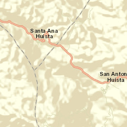 Santa Ana Huista Street Map