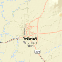 Wichian Buri Street Map