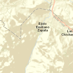 San José las Chicharras Street Map