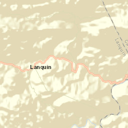 Lanquín Street Map