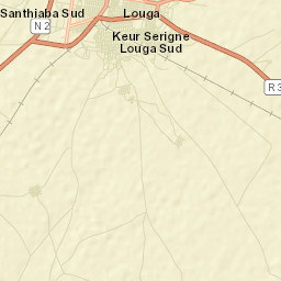Louga Street Map