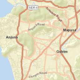 Baga Street Map