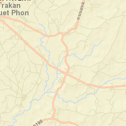 Amphoe Trakan Phuet Phon Street Map