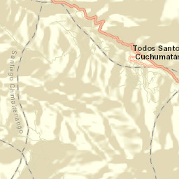 Todos Santos Cuchumatán Street Map