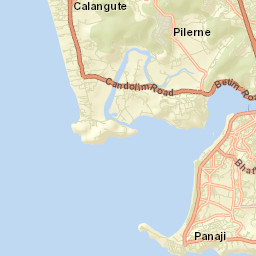 Candolim Street Map