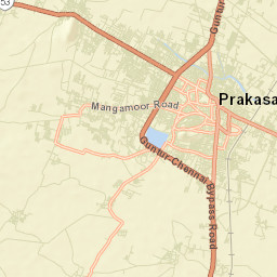 Ongole Street Map