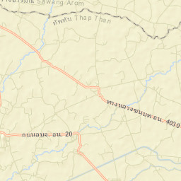 Amphoe Thap Than Street Map