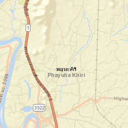 Phayuha Khiri Street Map