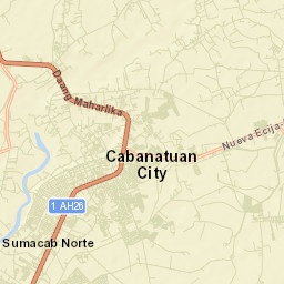 Cabanatuan Street Map