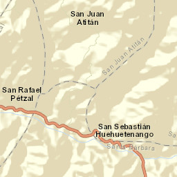 San Sebastián Huehuetenango Street Map